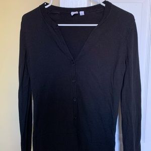 Gap Black Button Up Cardigan